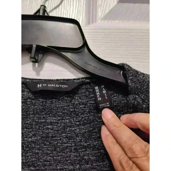 H by Halston Women's Size MEDIUM Soft Tie Front‎ Knit Stretchy Cardigan - Picture 3 of 5